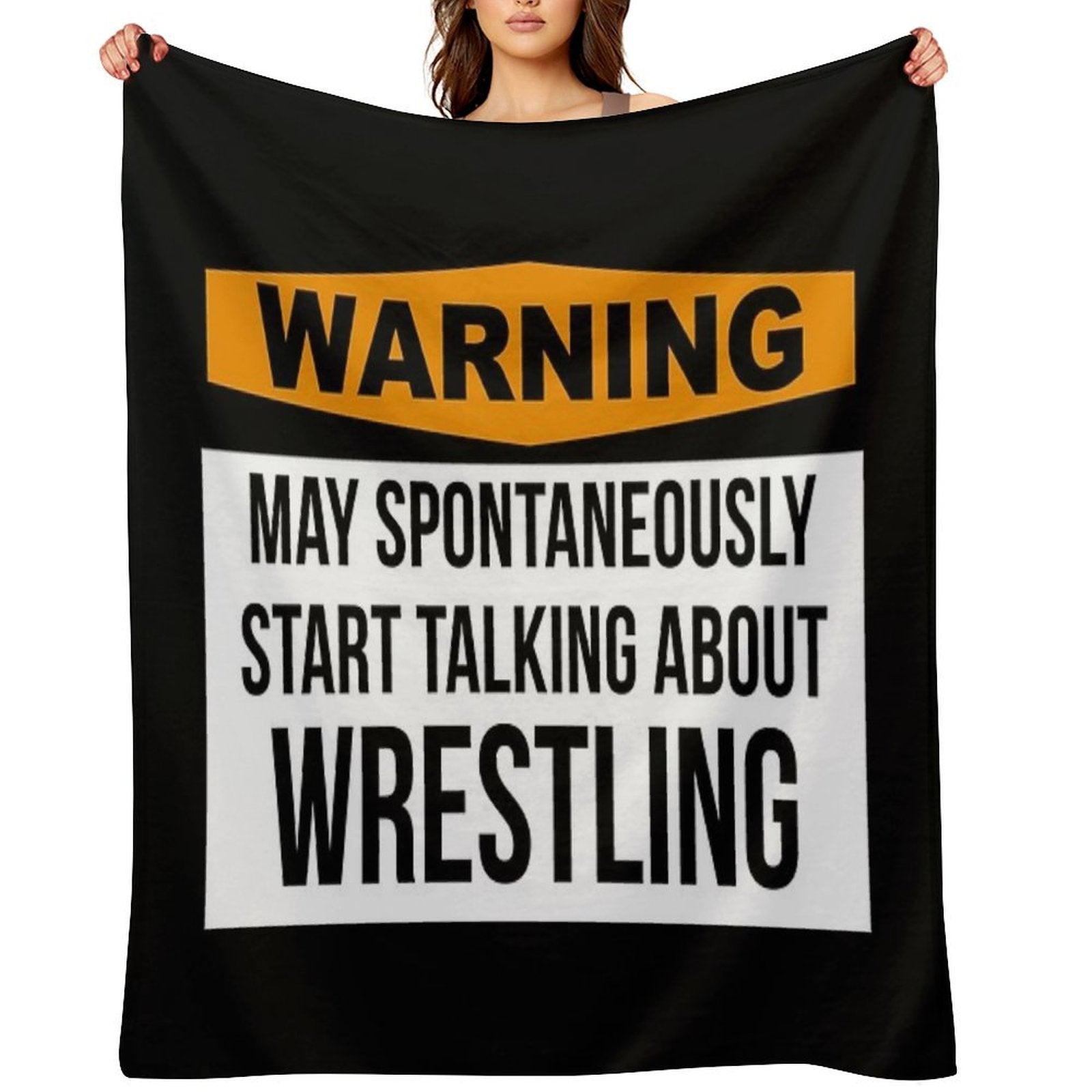 Wrestling All-season Throw Blanket
