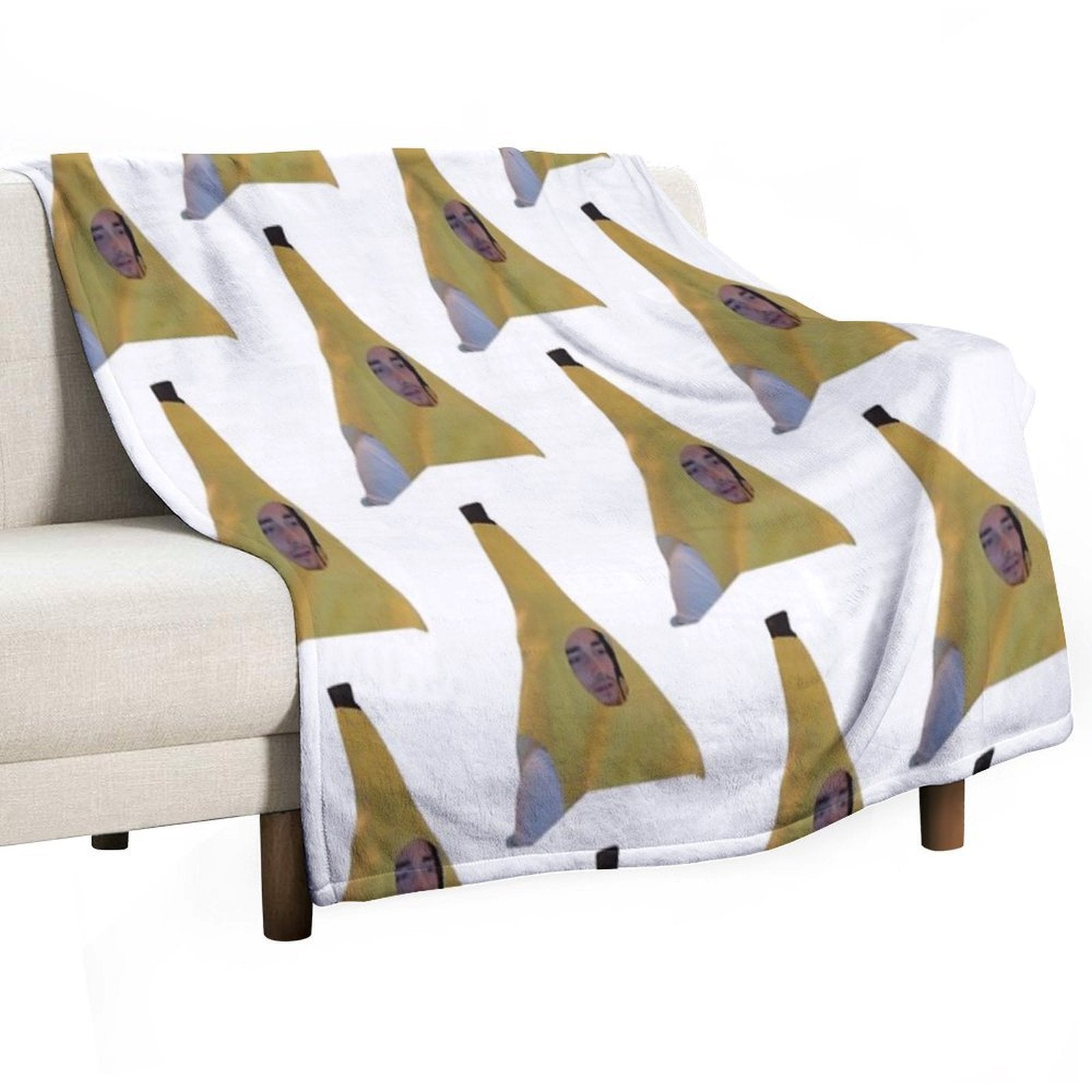 Banana Charles Leclerc Compact Throw Blanket