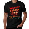 Wiener Rides Only 25 Cents Free-Today Only Vintage Design  Graphic-printed T-Shirt