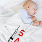 Saturn V Apollo NASA Rocket Comfort Throw Blanket