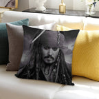 Jack Sparrow Soft Reinforced Edging Throw Pillow