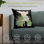 The Road Goes Soft Skin-Friendly Throw Pillow