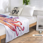 Cuttlefish Plush Throw Blanket