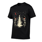 Funny Goth Christmas, Dancing Skeletons  Classic T-Shirt