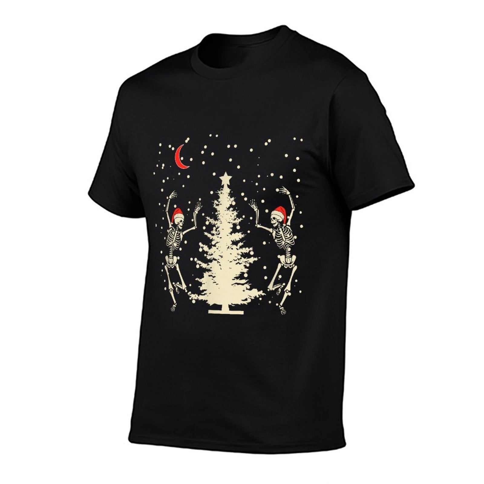 Funny Goth Christmas, Dancing Skeletons  Classic T-Shirt