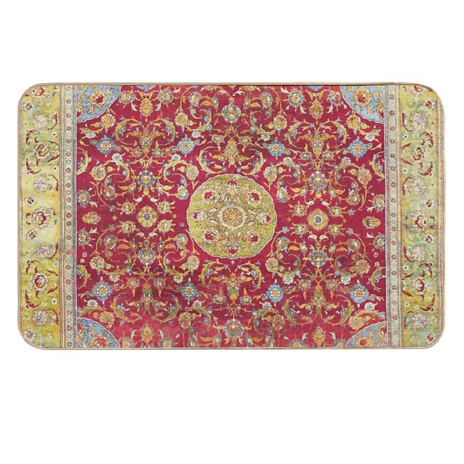 Dirksen Cairene 16th Century Egyptian Carpet Print  Anti-Trip Bath Mat