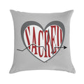 Sacred Heart University Soft Skin-Friendly Throw Pillow