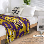 Black Mamba Anti-pilling Throw Blanket