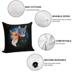 The Three Soft Gift Ready Throw Pillow