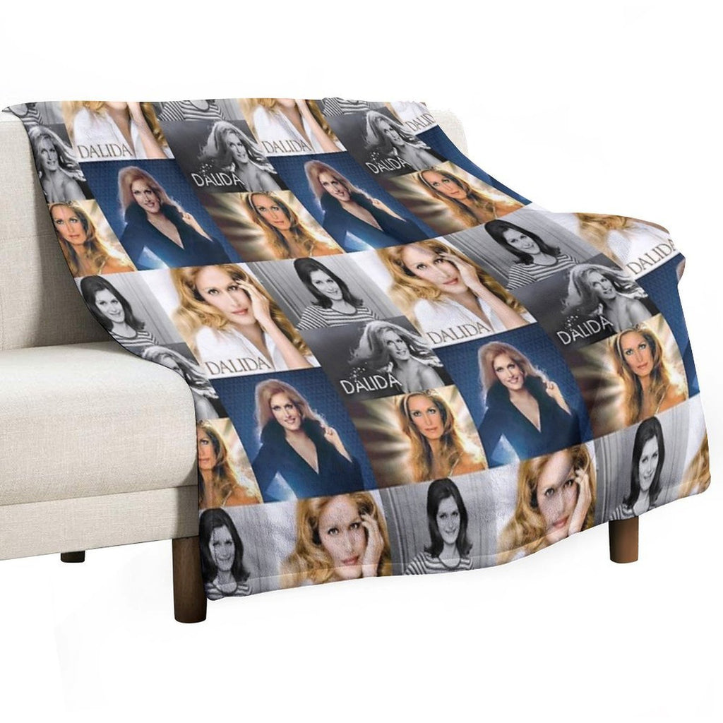 Dalida Collage Multi-functional Throw Blanket
