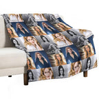Dalida Collage Multi-functional Throw Blanket