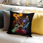 KOTLC Girls Group Portrait Soft Shrink-Resistant Throw Pillow