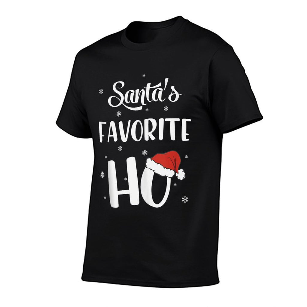 Christmas Funny Santa Ho Xmas Apparel Men Women  Odor-resistant T-Shirt
