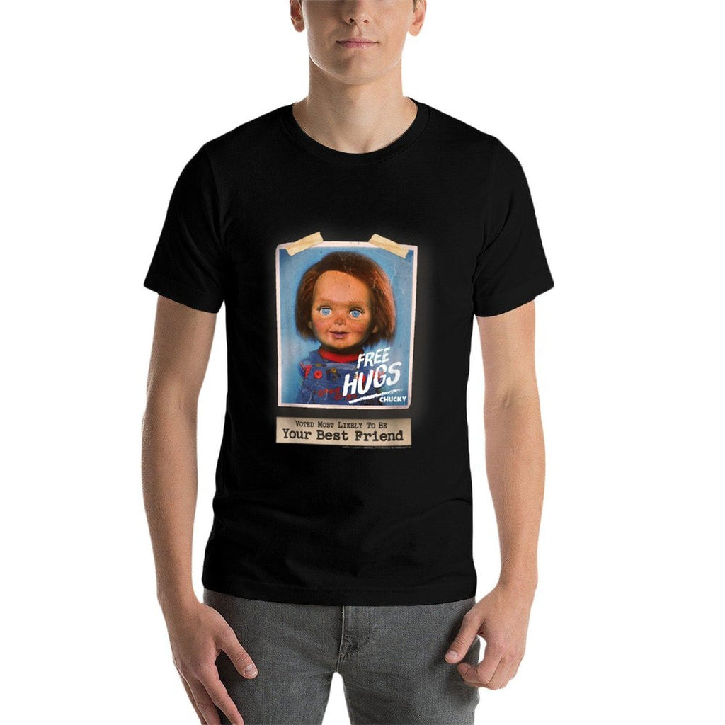 Chucky Free Hugs Vintage Style  Stretchy T-Shirt