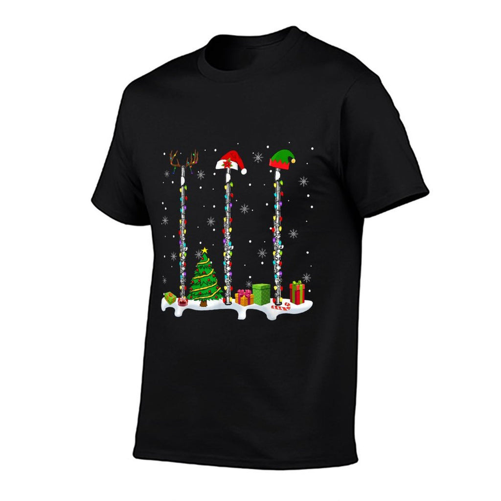 Santa Elf Reindeer Flute Christmas Light Musical Instrument  Vintage-inspired T-Shirt