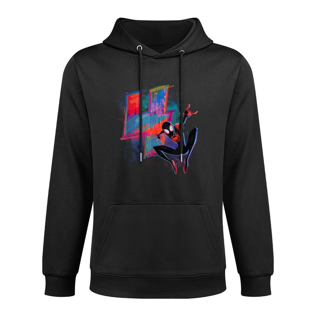 Marvel Spider-Man Miles Morales 4th Birthday Graphic Unisex Design Hoodie