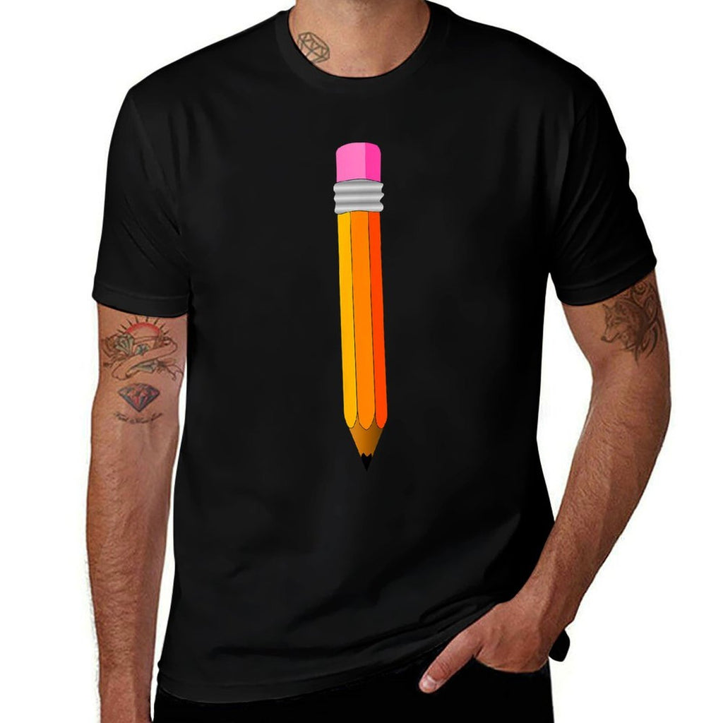 Pencil Costume Funny Office School Supply Product  High-quality Stitching T-Shirt