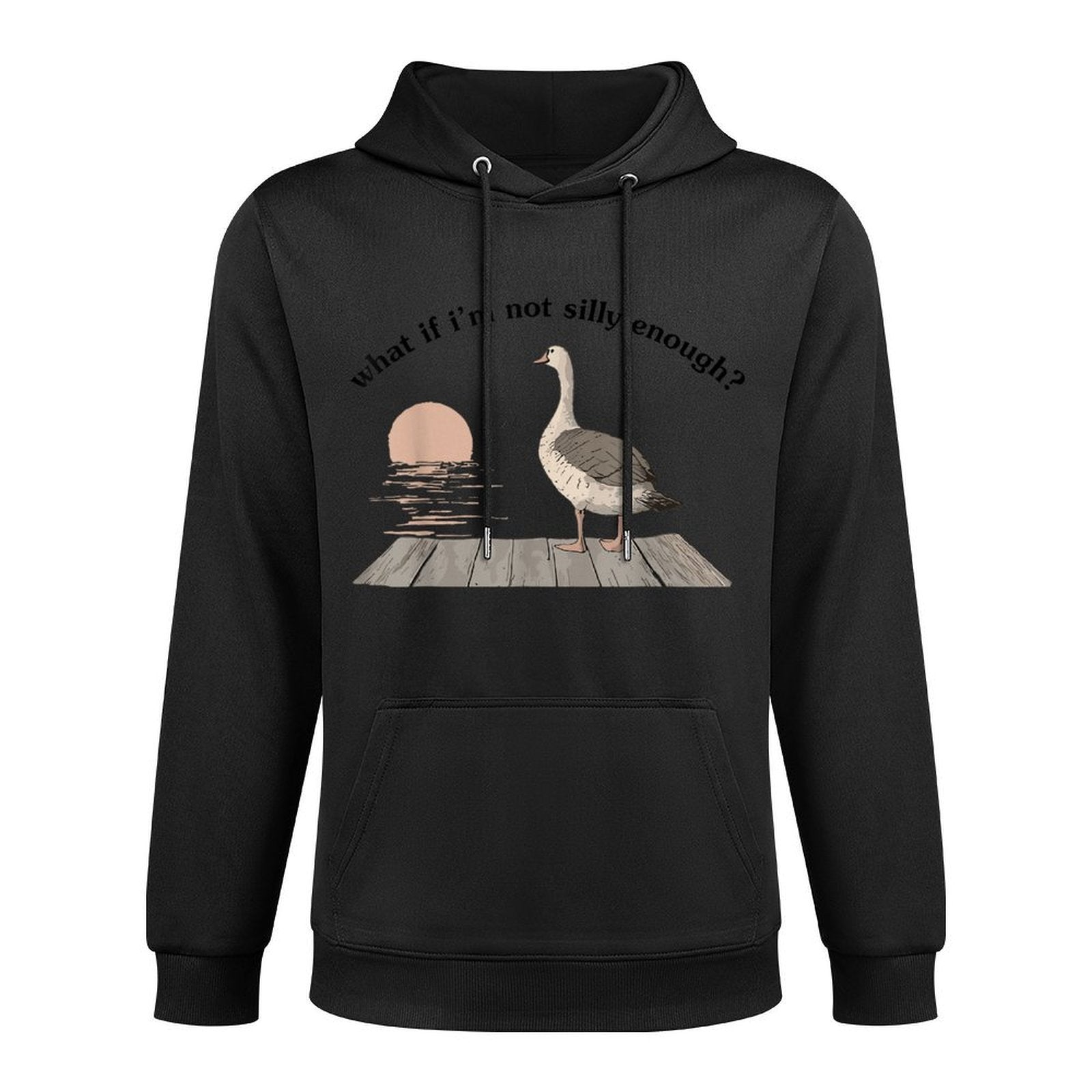 What If Im Not Silly Enough Funny Goose Bird Nerd Animal All-Day Comfort Hoodie