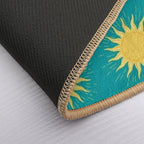 Sunny Pattern Durable Bath Mat