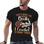 Crocheting Reading Books Crocheter Crochet  Classic T-Shirt