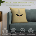 Monsters Inc Roz Minimalist Soft Fade-Resistant Throw Pillow