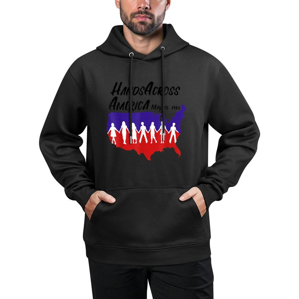 Hands Across America T May 25, 1986 Men Women  Kids Breathable Fabric Hoodie