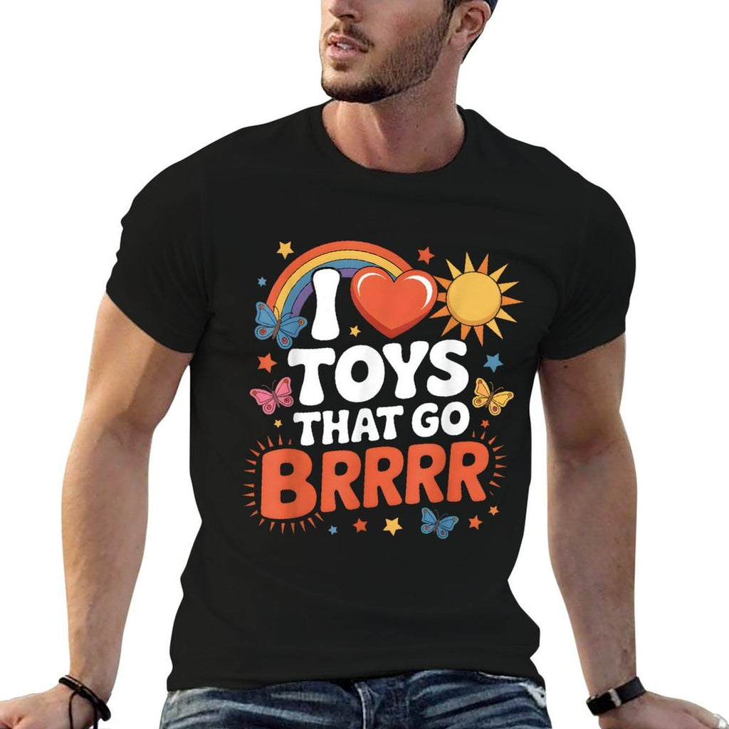 I Love Toys That Go Brrr Funny Inappropriate Embarrassing  Relaxed-fit T-Shirt