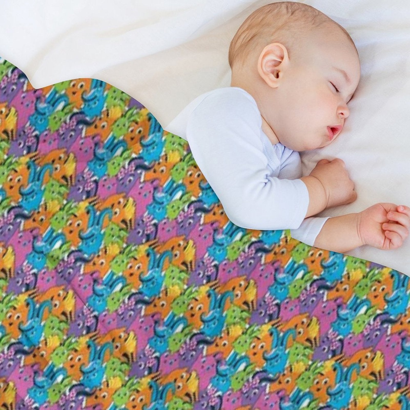 Sunny Bunnies - Pattern # 2 Wrinkle-free Throw Blanket