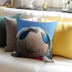 Cirno Fumo Close Up  Fumo Fumo Plush Soft Home Decor Throw Pillow