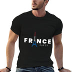 France Paris Eiffel Tower City of Love French Gift Present  Cotton T-Shirt