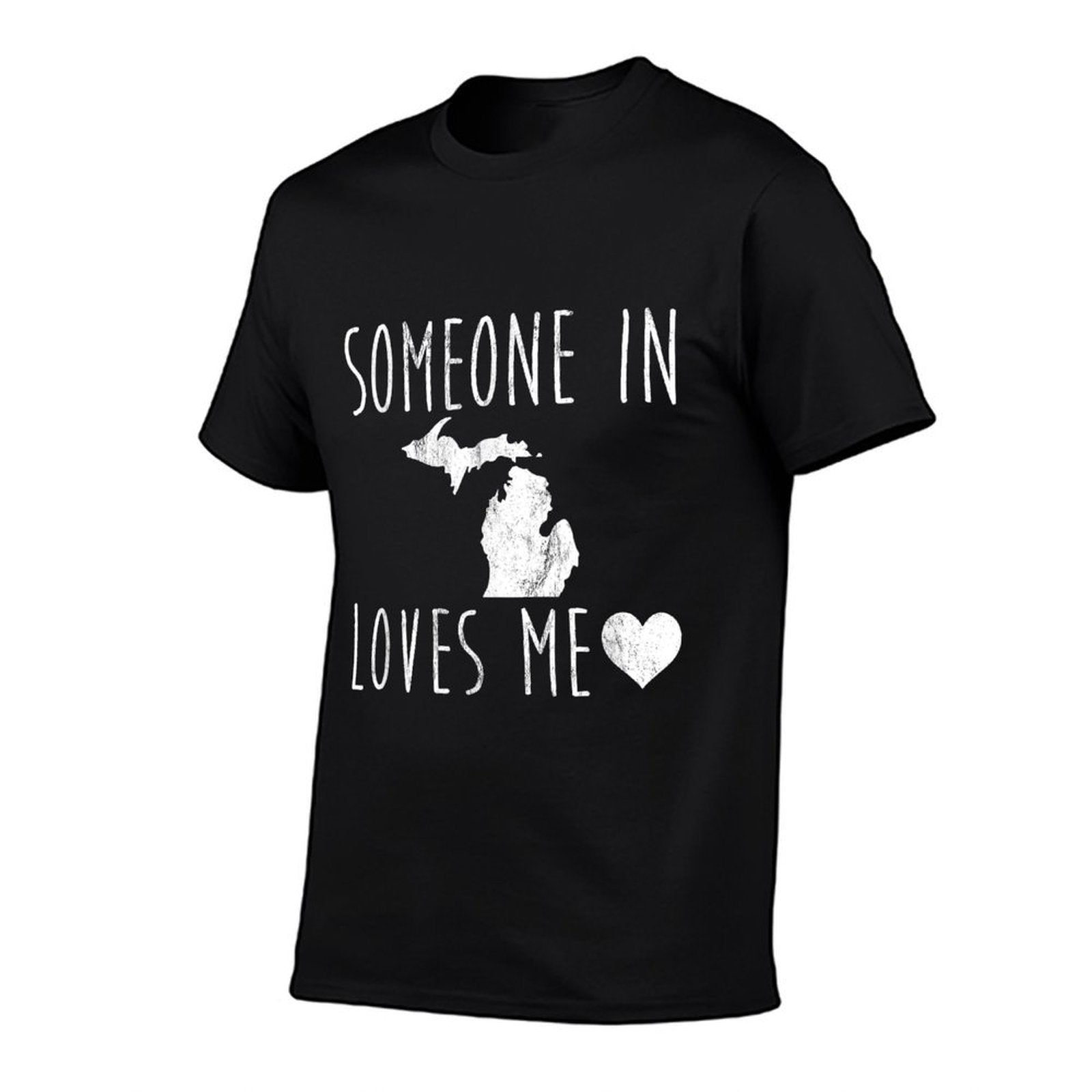 Someone in Michigan Loves Me! Nice State Gift  Trendy Pattern T-Shirt