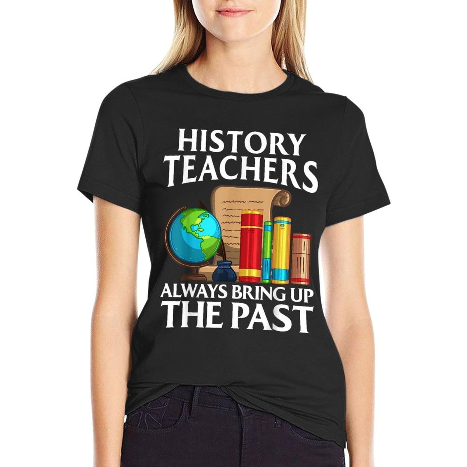 Funny History Teacher Design For Men Women Social Studies  Heathered Texture T-Shirt