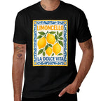 Womens Limoncello La Dolce Vita Vintage Italian Lemons  Vintage-inspired T-Shirt