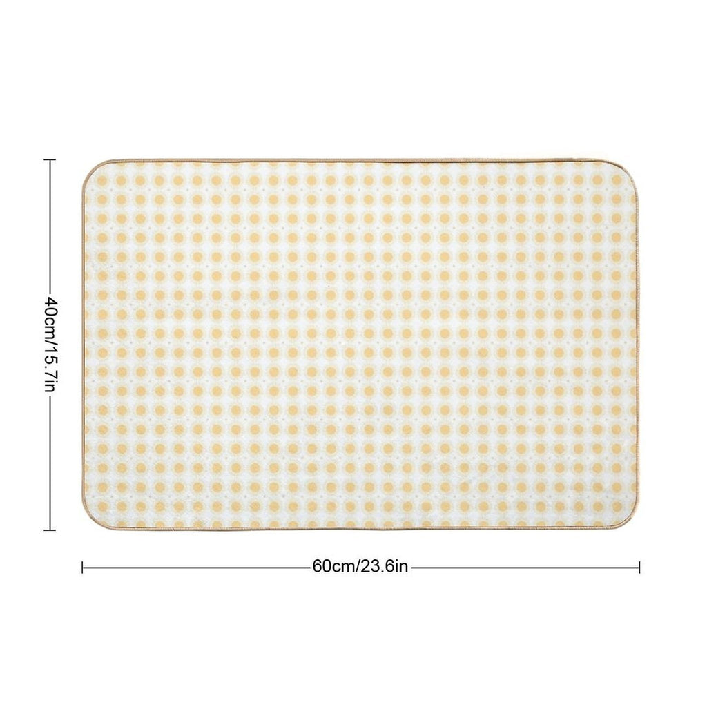 Sun Pattern  Fade-Resistant Bath Mat