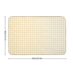 Sun Pattern  Fade-Resistant Bath Mat