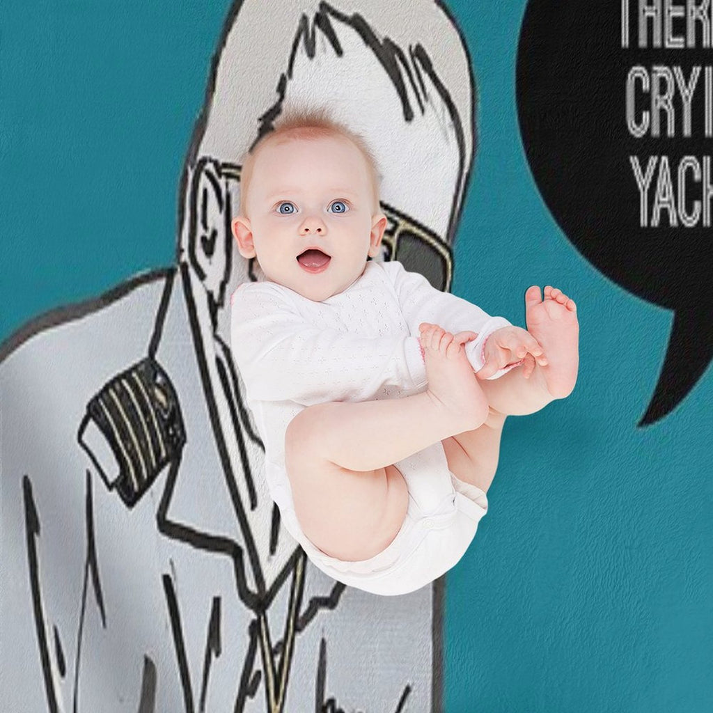 No Crying in Yachting Quick-dry Throw Blanket