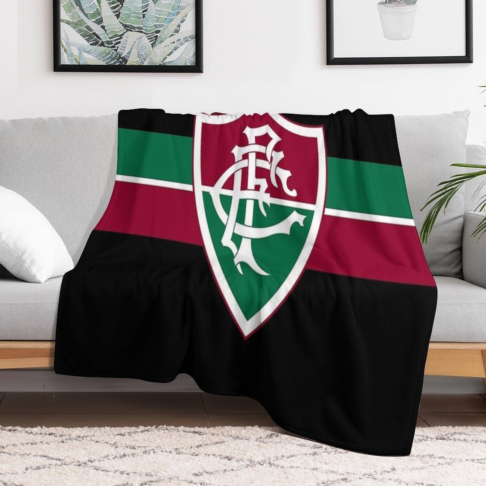 Shop Fluminense -  Shop Fluminense Online - Fluminense Club Durable Throw Blanket