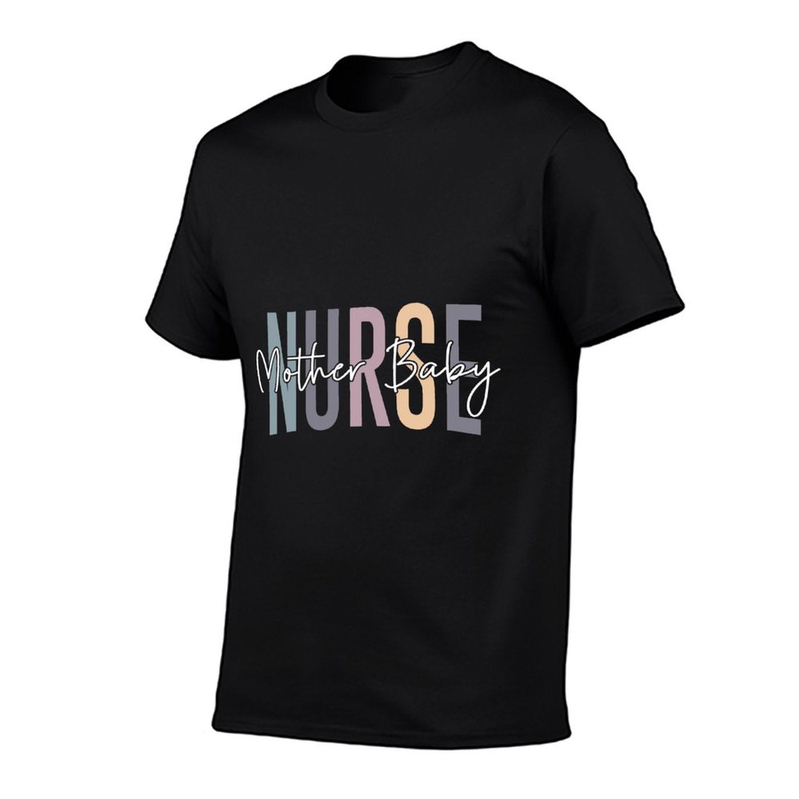 Mother Baby Nurse Postpartum Nurse Mom Baby Nurse Nursing Sweatshirt  Fade-proof Color T-Shirt