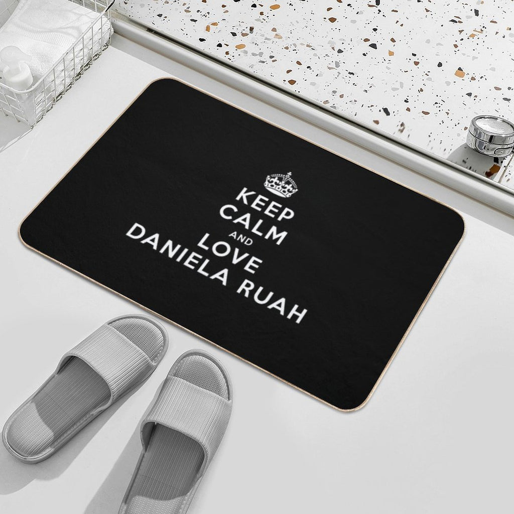 Love Daniela Ruah  Non-Slip Bath Mat