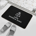 Love Daniela Ruah  Non-Slip Bath Mat