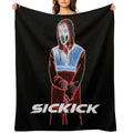 Sickick Music S!ckK!ck Lightweight Throw Blanket