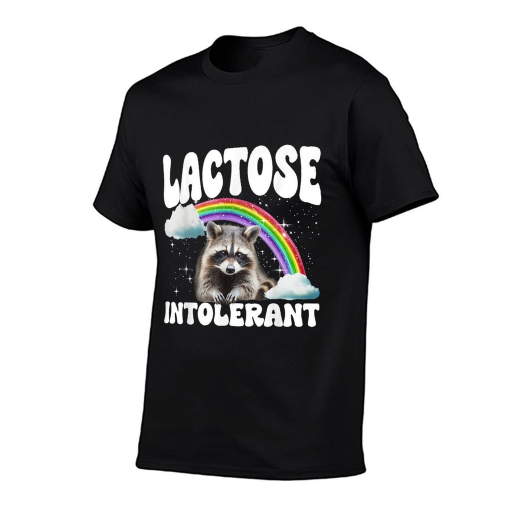 Lactose Intolerant Raccoon Meme Culture  Stretchy T-Shirt