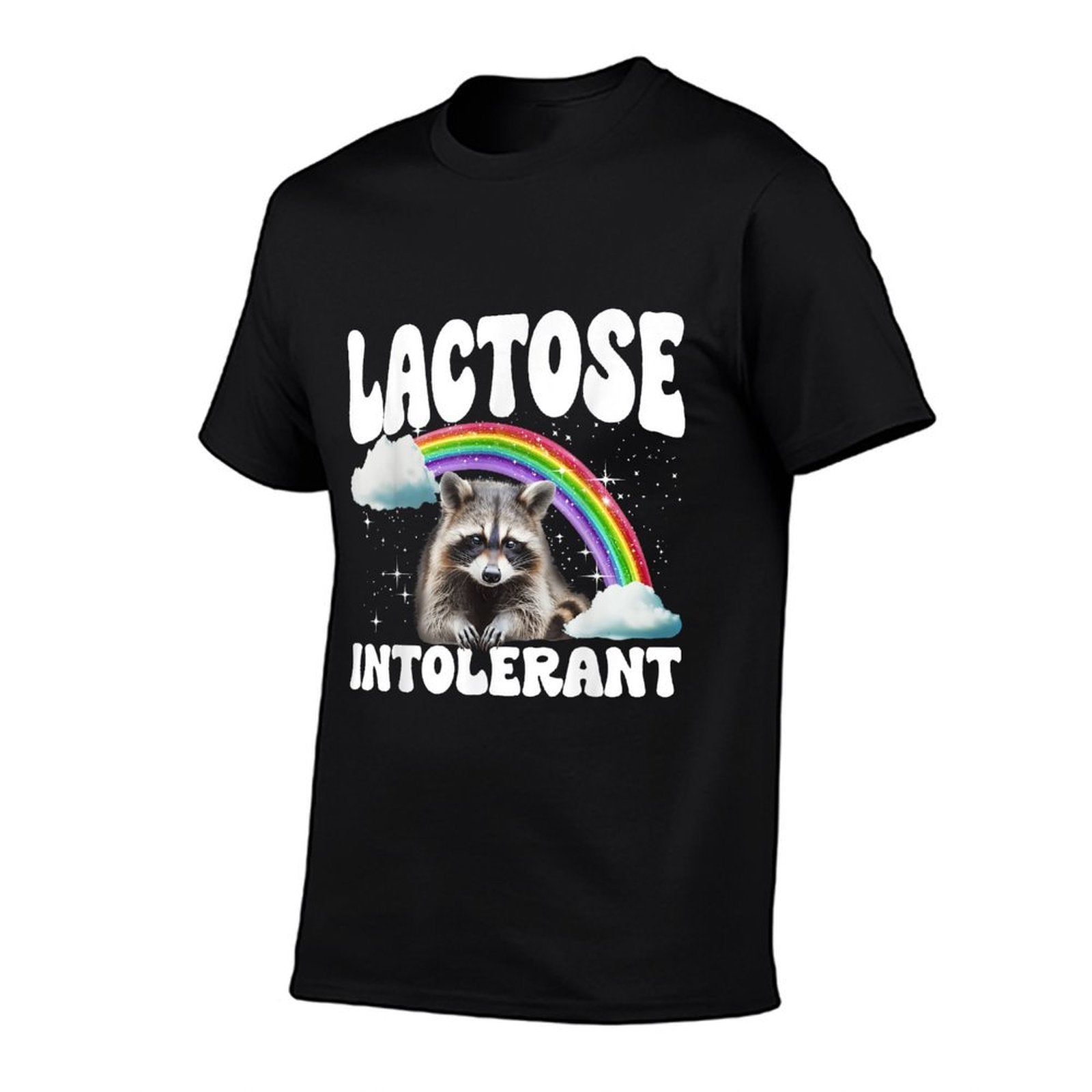 Lactose Intolerant Raccoon Meme Culture  Stretchy T-Shirt