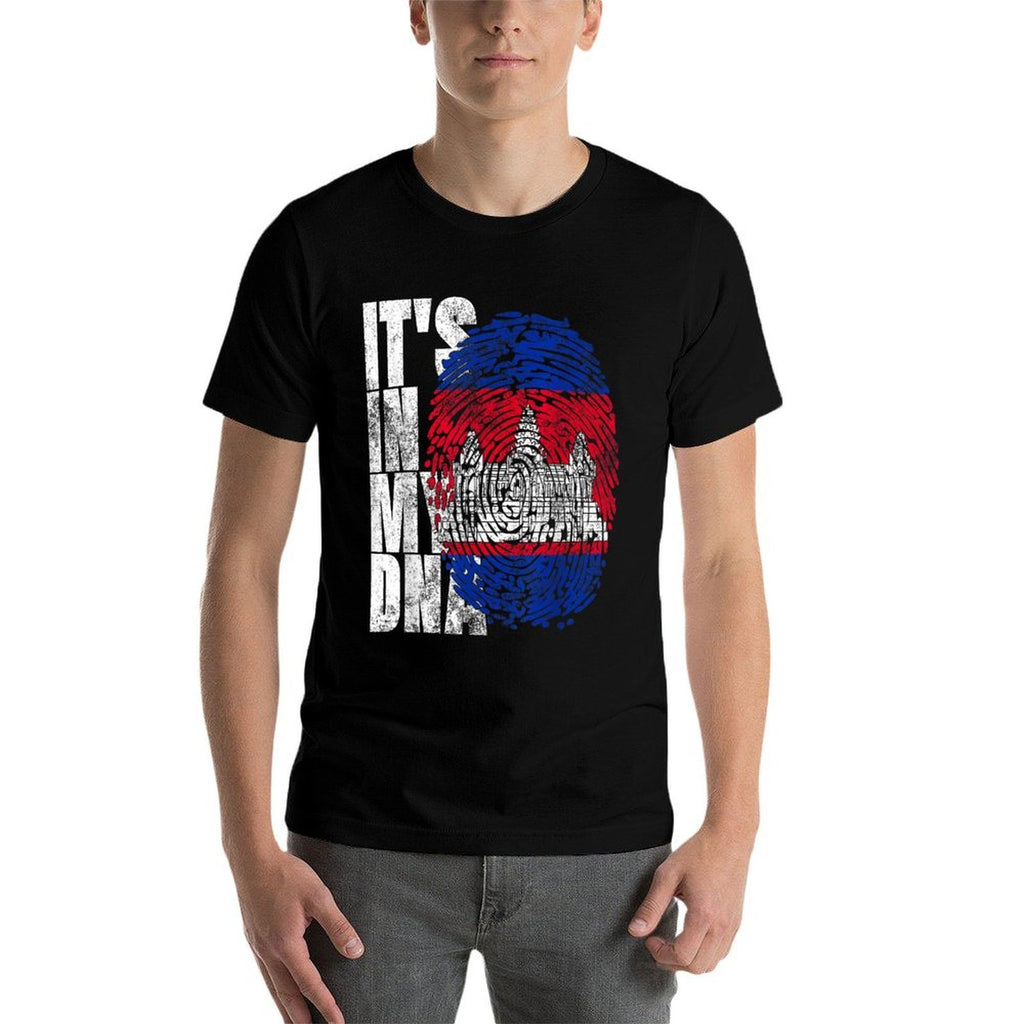 Its In My DNA Cambodian Gifts Khmer Kampuchea Cambodia  Tagless Design T-Shirt