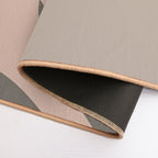 Modern Art Leaves Collection Pink & Taupes  Toxin-Free Bath Mat