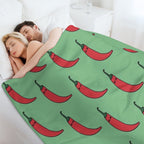 Cute Chili Pepper - Kawaii Gift-ready Throw Blanket