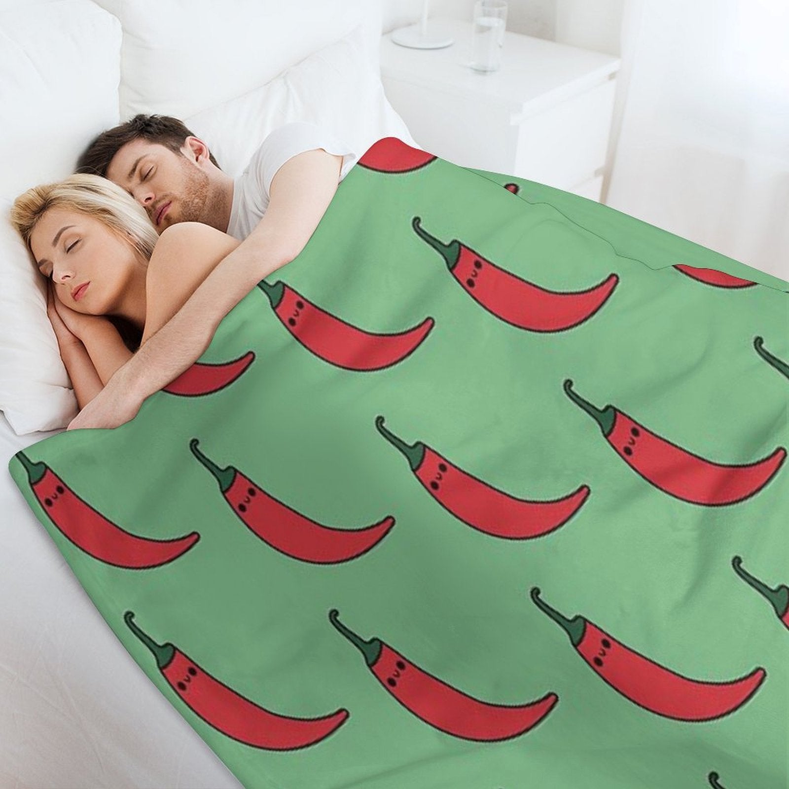 Cute Chili Pepper - Kawaii Gift-ready Throw Blanket