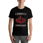 Chess Christmas Red Plaid Graphic Xmas Ugly Sweater Party  Versatile T-Shirt