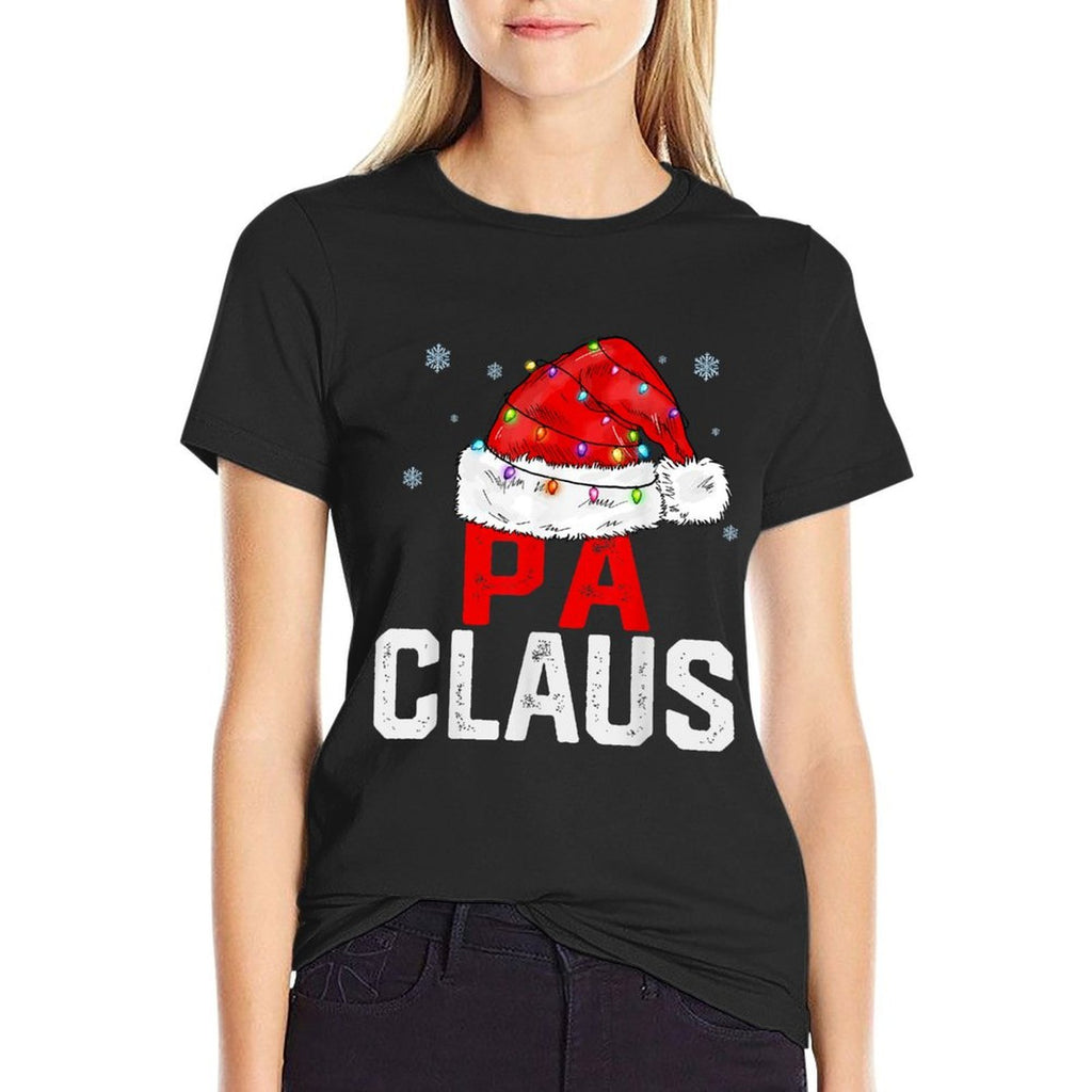 PA Claus Funny Xmas Family Matching Grandpa Christmas  Durable T-Shirt
