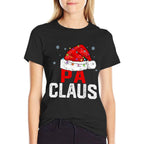 PA Claus Funny Xmas Family Matching Grandpa Christmas  Durable T-Shirt
